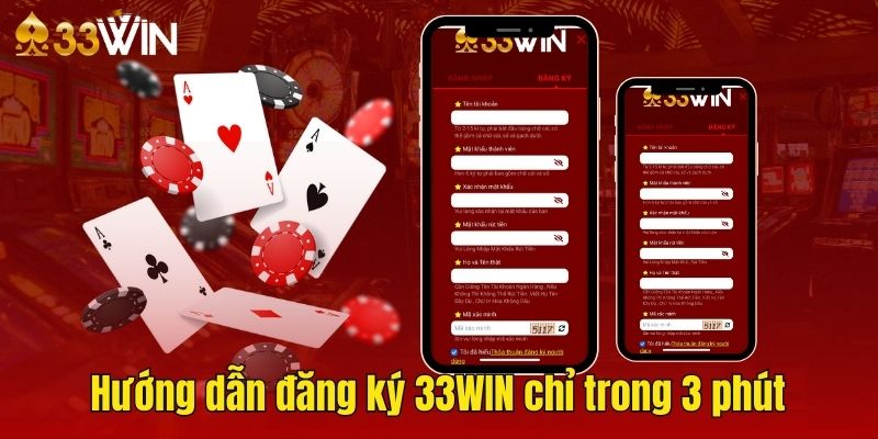 Hướng dẫn đăng ký 33WIN7 chỉ trong 3 phút